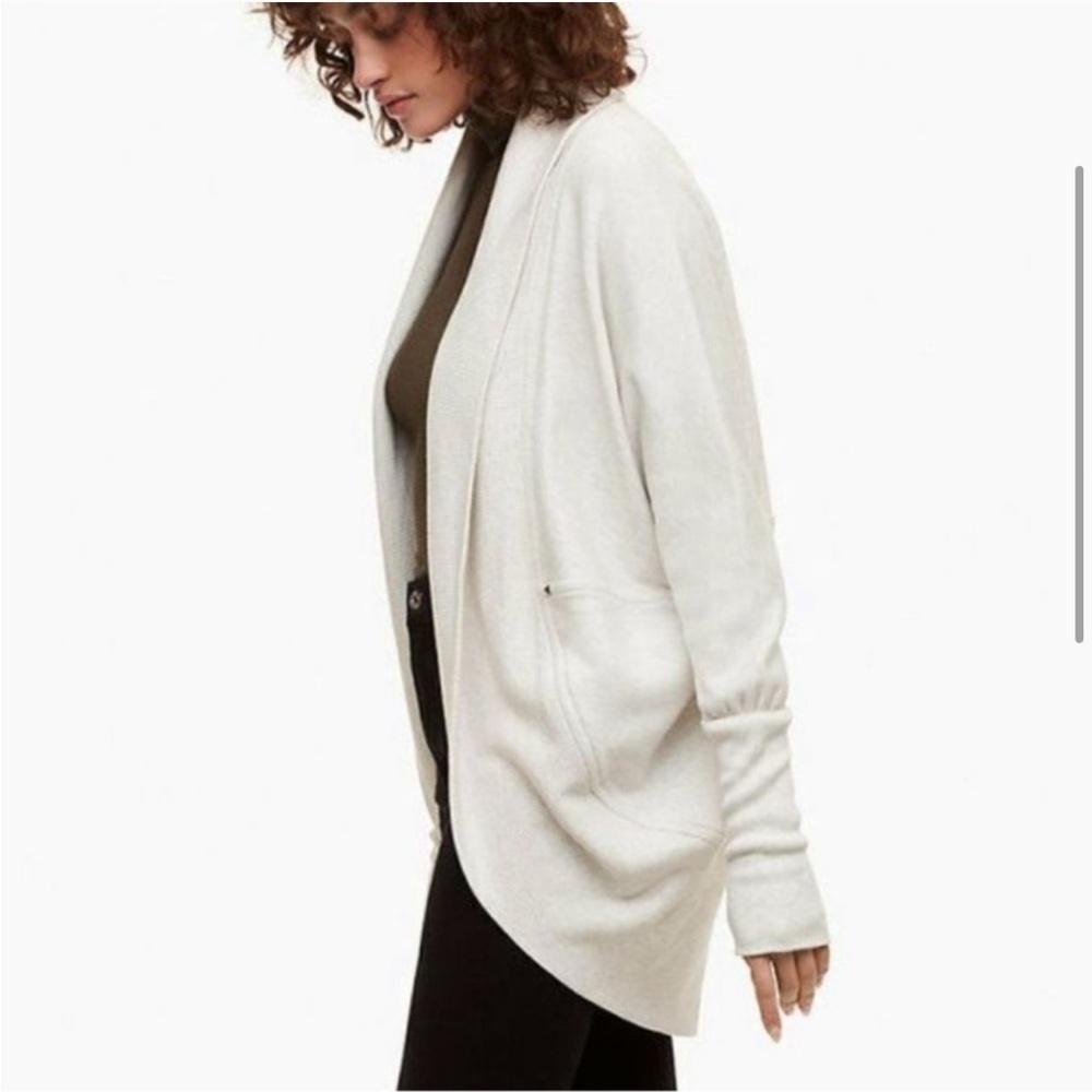 Aritizia Wilfred Diderot Cardigan in mixed gray - Picture 2 of 7